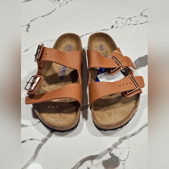 Birkenstock Other - Birkenstock Arizona BS Ginger Brown Size 10 Men's Soft Footbed Sandals EU 43